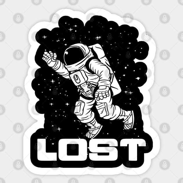 Cool Astronaut Spaceman Lost in Space Sticker by JB.Collection